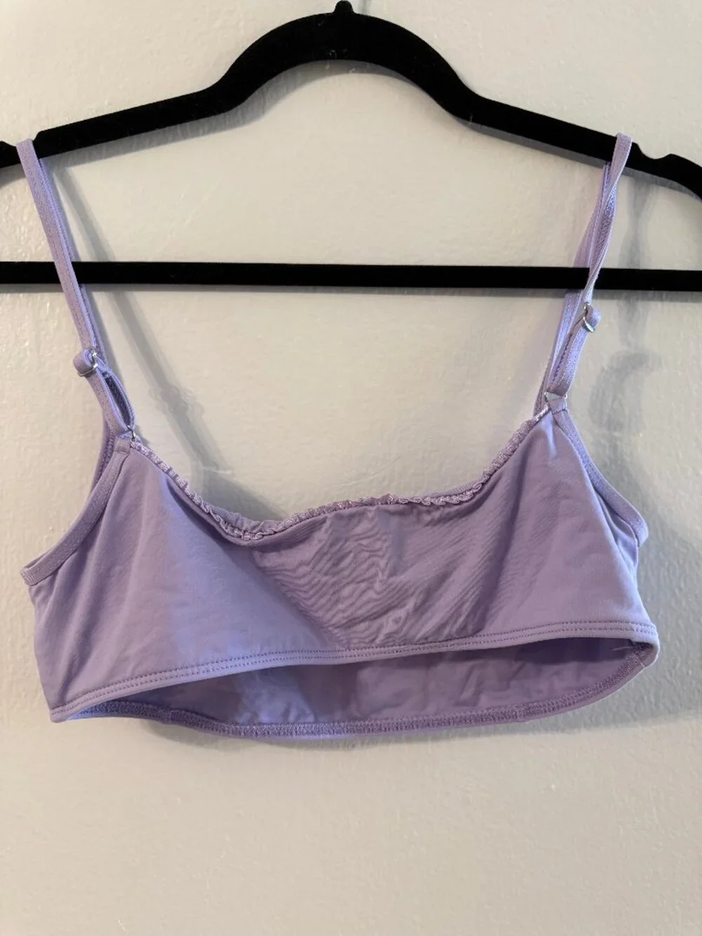 Frankie's Bikinis light purple bikini set top M medium bottom L large